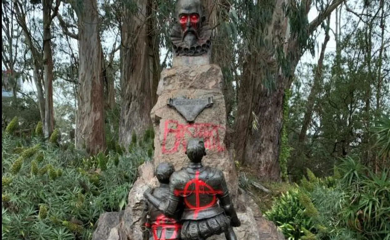 estatua Cervantes San Francisco